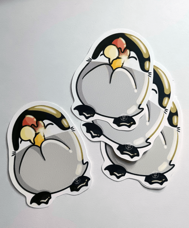 Sticker Pingouin Glacé