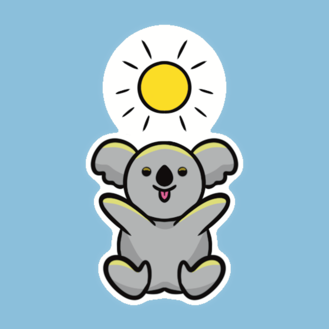 Sticker Koala Sunshine