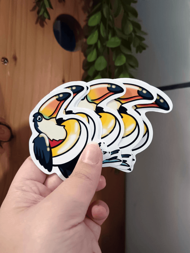 Sticker Toucan en Bouée