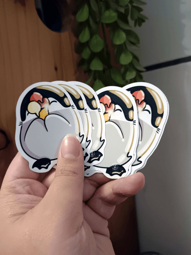 Sticker Pingouin Glacé