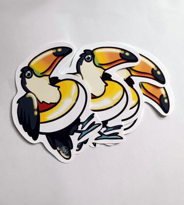 Sticker Toucan en Bouée